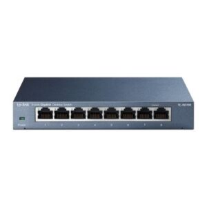 TP-Link TL-SG108 switch di rete Non gestito L2 Gigabit Ethernet (10/100/1000) Nero