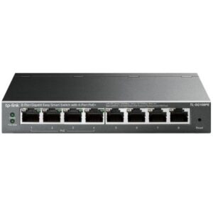 TP-Link TL-SG108PE Gestito L2 Gigabit Ethernet (10/100/1000) Supporto Power over Ethernet (PoE) Nero