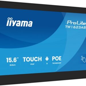 iiyama TW1623AS-B3P Monitor PC 39,6 cm (15.6") 1920 x 1080 Pixel Full HD LED Touch screen Nero