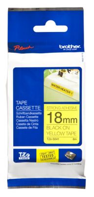 Brother TZE-S641 nastro per etichettatrice Nero su giallo TZ