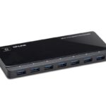 TP-Link UH720 hub di interfaccia USB 3.2 Gen 1 (3.1 Gen 1) Micro-B 5000 Mbit/s Nero