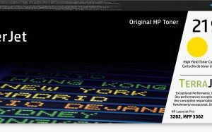 HP Cartuccia toner originale ad alta capacità LaserJet 219X giallo