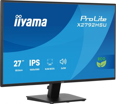 iiyama ProLite X2792HSU-B1 Monitor PC 68,6 cm (27") 1920 x 1080 Pixel Full HD LED Nero