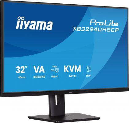 iiyama ProLite XB3294UHSCP-B1 Monitor PC 80 cm (31.5") 3840 x 2160 Pixel 4K Ultra HD Nero
