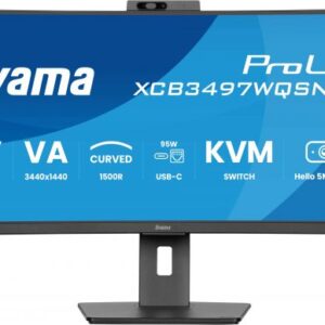 iiyama ProLite XCB3497WQSNPH-B1 Monitor PC 86,4 cm (34") 3440 x 1440 Pixel UltraWide Quad HD LED Nero