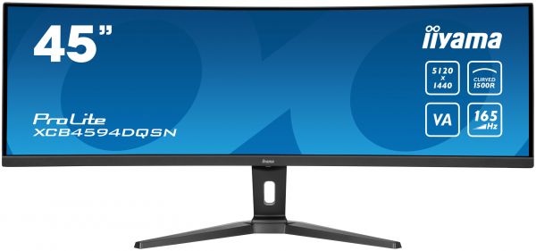 iiyama G-MASTER 45"LCD Curved Bus. UWQHD Monitor PC 113 cm (44.5") 5120 x 1440 Pixel Dual QHD LED Nero