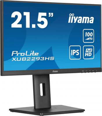 iiyama ProLite XUB2293HS-B6 Monitor PC 54,6 cm (21.5") 1920 x 1080 Pixel Full HD LED Nero