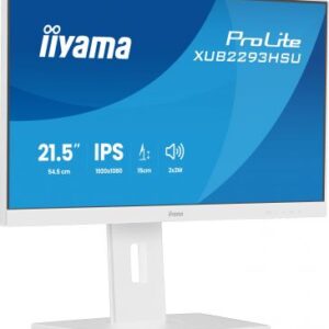 iiyama ProLite XUB2293HSU-W7 Monitor PC 54,6 cm (21.5") 1920 x 1080 Pixel Full HD LED Bianco