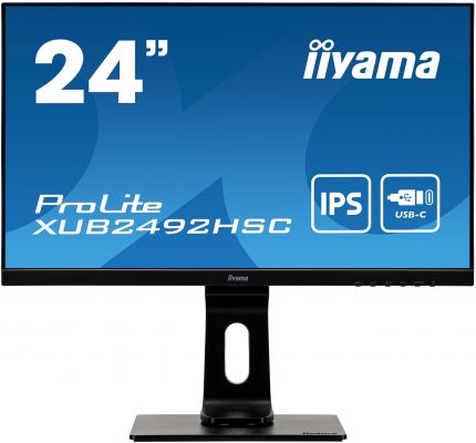 iiyama ProLite XUB2492HSC-B1 Monitor PC 60,5 cm (23.8") 1920 x 1080 Pixel Full HD LCD Nero