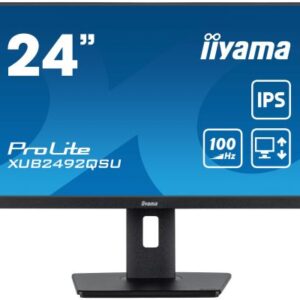 iiyama ProLite XUB2492QSU-B1 Monitor PC 60,5 cm (23.8") 2560 x 1440 Pixel Quad HD LED Nero