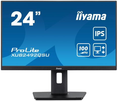 iiyama ProLite XUB2492QSU-B1 Monitor PC 60,5 cm (23.8") 2560 x 1440 Pixel Quad HD LED Nero