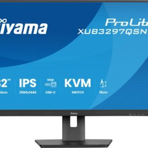 iiyama ProLite XUB3297QSNP-B1 Monitor PC 81,3 cm (32") 2560 x 1440 Pixel Quad HD LED Nero