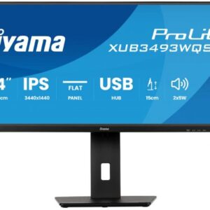 iiyama ProLite XUB3493WQSU-B6 Monitor PC 86,4 cm (34") 3440 x 1440 Pixel UltraWide Quad HD LED Nero